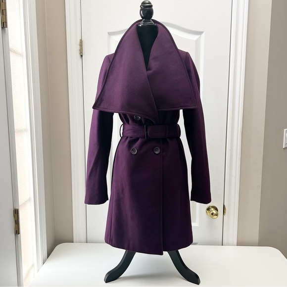 Ricki’s Women's Double-Breasted Wrap Coat Belted Purple Size XS - Picture 14 of 15